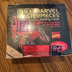 1993 Marvel Masterpieces  trading cards factory sealed box
